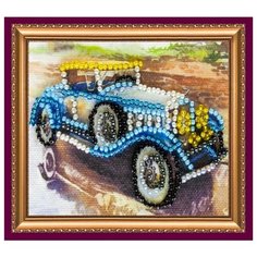 Набор для вышивания с магнитом абрис АРТ AMA-036 Ретро- авто-2 8х7см Abris ART