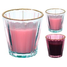 Свеча декоративная Koopman International Pink New Year Розовый Новый Год 75x75 мм 1 шт
