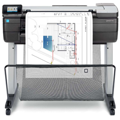 МФУ HP DesignJet T830 24-in Multifunction (F9A28A/F9A28D), серый