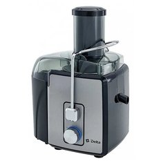 Соковыжималка DELTA DL-0235 черный/нерж: 900 Вт, емкость для сока 1л. (4)