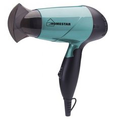 Фен HOMESTAR HS-8012 (005937) черно-голубой