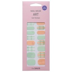 The SAEM Nail Наклейки для ногтей Nail Wear Art Gel Sticker 09 (1 шт)