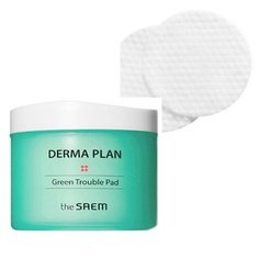 Косметический спонж The SAEM Derma Plan Green Trouble Pad (1 шт)