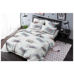 Детское постельное белье "Ночь Нежна" из поплина; Техника; размер 1.5 наволочки 50х70