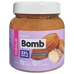 Chikalab Миндальная паста Chikalab Senor Bomb с морской солью, 250 г