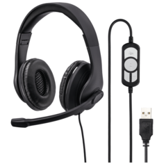 Гарнитура HAMA HS- USB300 Black (H-139924) (00139924)