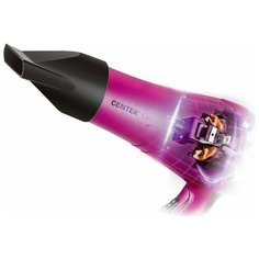 Фен для волос Centek CT-2259, розовый, черный