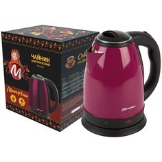 Чайник электрический матрёна MA-002 бордовый