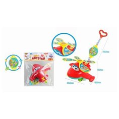 Каталка на палочке "Самолет" Yako