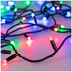 Светодиодная гирлянда ARD- STRING- CLASSIC-10000- BLACK-100LED- LIVE RGB- DMX (24V, 10W) (Ardecoled, IP65) Arlight