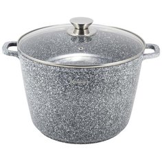 Кастрюля 6,2 л из литого алюминия Ofenbach NB-100503 (24х16,5 см) с антипригарным покрытием "Snow marble"