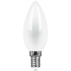 Feron Лампа светодиодная Feron E14 9W 2700K Свеча Матовая LB-73 25955