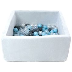Игровой сухой бассейн Romana Airpool Box ДМФ-МК-02.55 200 шаров серый