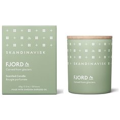 Свеча ароматическая FJORD с крышкой, 65 г (новая) Skandinavisk