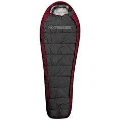 Спальный мешок TRIMM Arktis 195 red/dark grey с правой стороны
