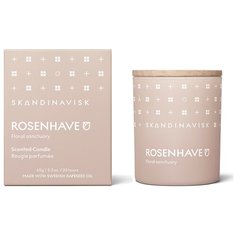 Свеча ароматическая ROSENHAVE с крышкой, 65 г (новая) Skandinavisk