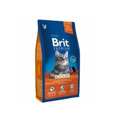 Brit Сухой корм Premium Cat Indoor с курицей и печенью для кошек, домашнего содержания 513246 513246, 1,500 кг (2 шт) Brit*