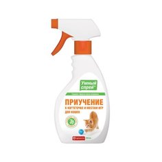 Apicenna Умный Спрей приучение кошек к когтеточке и местам для игр, 0,200 кг (18 шт)