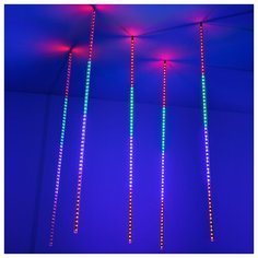 Светодиодная гирлянда ARD-ICEFALL-CLASSIC-D12-1000-5PCS-CLEAR-120LED-LIVE RGB (230V, 11W) Arlight