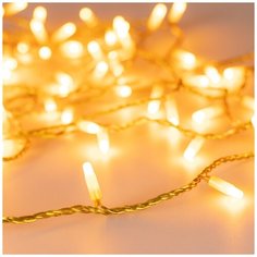 Светодиодная гирлянда ARD- STRING- CLASSIC-10000- YELLOW-100LED- MILK- STD Yellow (230V, 7W) (Ardecoled, IP65) Arlight
