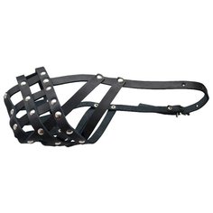 Намордник для собак ZOOexpress 0960 №4, обхват морды 36 см черный