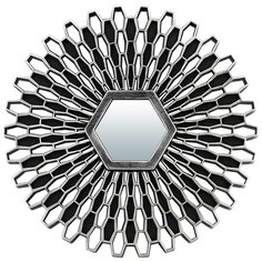 QWERTY Зеркало декоративное Лимож, серебро, 7*6.2 см /24