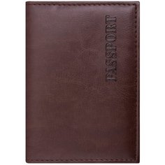 Обложка для паспорта STAFF PASSPORT, коричневый