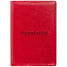 Обложка для паспорта STAFF Passport, красный