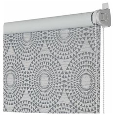 Рулонная штора DECOFEST Блэкаут Санни Светло- серый 50x160