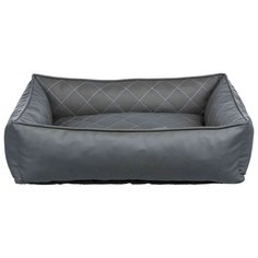 Лежак для собак и кошек TRIXIE Santo Vital 100х80 см серый