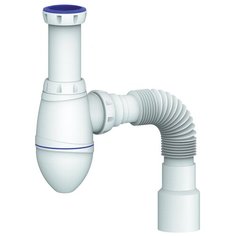 A420 Сифон для умыв.1.1/2" х 40 (без выпуска) с унив. г. т. 40 х 40/50 Unicorn