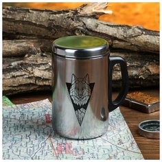 Термокружка MODE FORREST "Волк", с крышкой, 350 мл