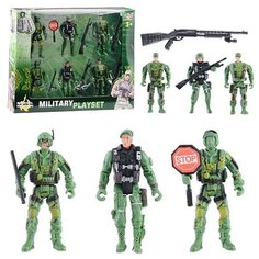 Набор солдатиков Oubaoloon с аксессуарами, в коробке (81-22D)