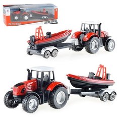Набор машин Oubaoloon Truck & Trailer, в коробке (M8368-98)