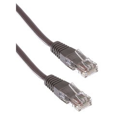 Патч-корд ExeGate UTP-RJ45-RJ45-С5e, серый, 0.3 м