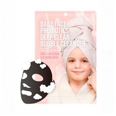 Маска для лица тканевая очищающая Nohj Probiotics Deep Clean Bubble Cleanser Pore and No-Sebum 23 г