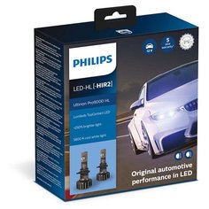 Лампа автомобильная светодиодная Philips Ultinon 11012U90CWX2 HIR2 13.2V 20W 2 шт.