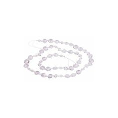 Гирлянда хрустальные бусы, акрил, прозрачная, 120 см, Kaemingk 520153-круглые