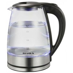Чайник электрический Supra KES-1860G, 1.8 л, 1500 Вт, черный