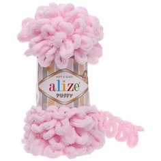 Пряжа Alize Puffy, 100 г, 9 м, 5 шт., 031 детский розовый
