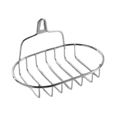 Мыльница Доляна 2506496, серебристый