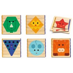 Набор рамок-вкладышей DJECO Basic (06211/20)