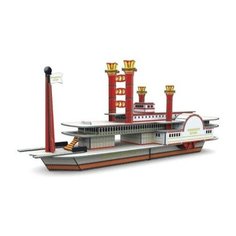 3D картонный конструктор. Теплоход (+ книга) ГеоДом