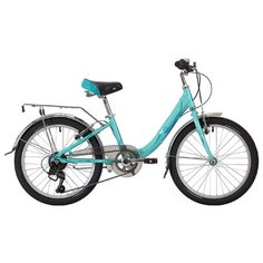Подростковый горный (MTB) велосипед Novatrack Ancona 20 (2019) зеленый (требует финальной сборки)