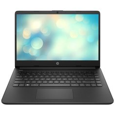 14" Ноутбук HP 14s-dq3004ur (1366x768, Intel Celeron 1.1 ГГц, RAM 4 ГБ, SSD 256 ГБ, DOS), 3E7L8EA, черный