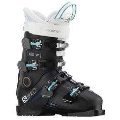 Горнолыжные ботинки Salomon S/Pro X 80 W CS, 4.5 / 22.5, Black/White/Petrol