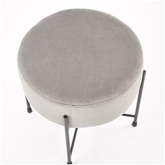 Пуф Halmar Niva New серый/черный V-CH-NIVA-PUFA-POPIELATY