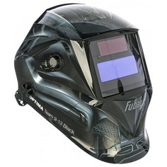 Маска сварщика OPTIMA Team 9-13 Black Fubag + перчатки рабочие с ПВХ точка