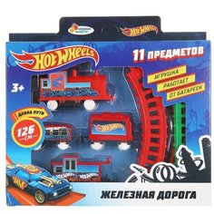 Набор "играем вместе" Железная дорога мультяшная длина пути 126 см, коробка 25*20,5*4 см