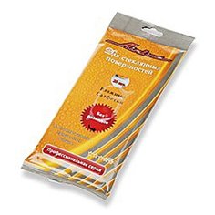 Салфетки влажные AIRLINE для стекол и зеркал 20шт ANM01